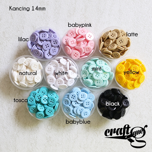 Jual Kancing/Button 14mm (25gram) | Shopee Indonesia