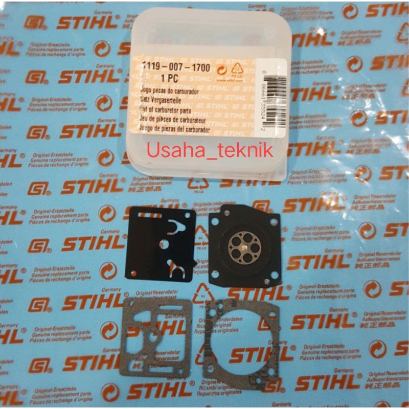 Jual Carburator Membran Set senso MS-382 STIHL ORIGINAL | Shopee Indonesia
