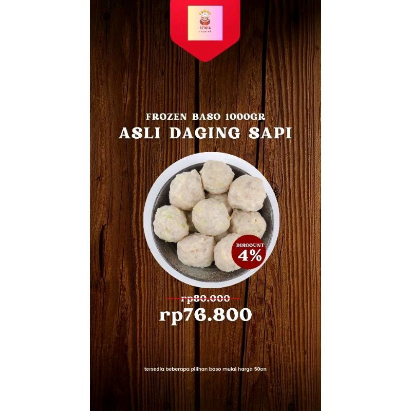 Jual Bakso Daging Sapi Baso Daging Sapi Asli Baso Frozen Bakso