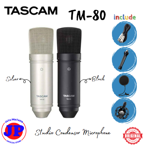 Jual Tascam TM-80 Studio Condensor Microphone Original TM80 | Shopee ...