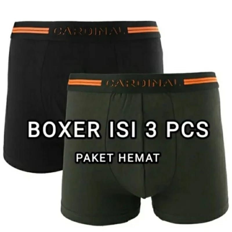 Jual Celana dalam pria isi 3 pcs katun karet motif Boxer pria dewasa ...