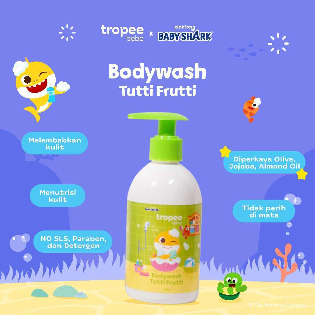 Baby shark hot sale body wash