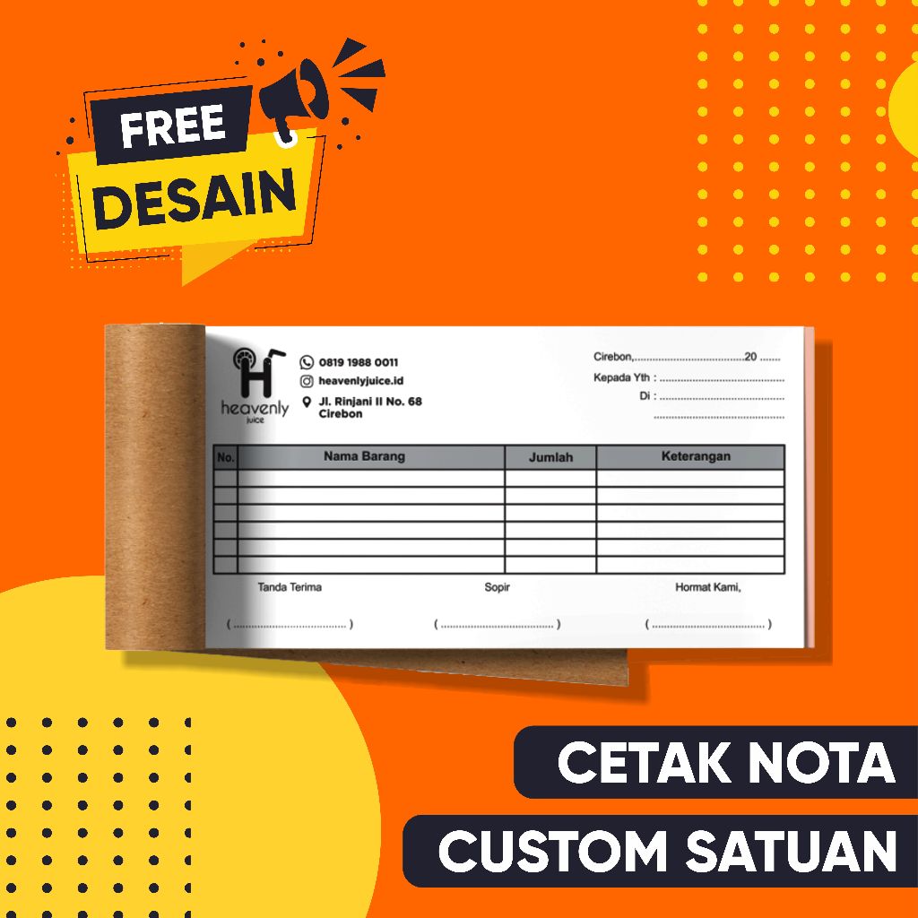 Jual Cetak Satuan Kwitansi Nota Custom Ukuran 13 Folio 1ply 2ply 3ply Shopee Indonesia 9307