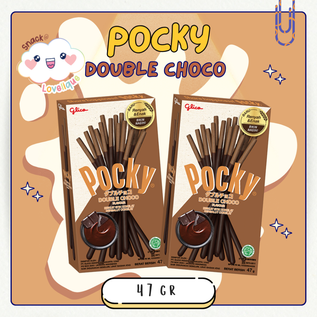 Jual Glico Pocky Reguler 47g All - Variant ( Choco Banana / Chocolate ...