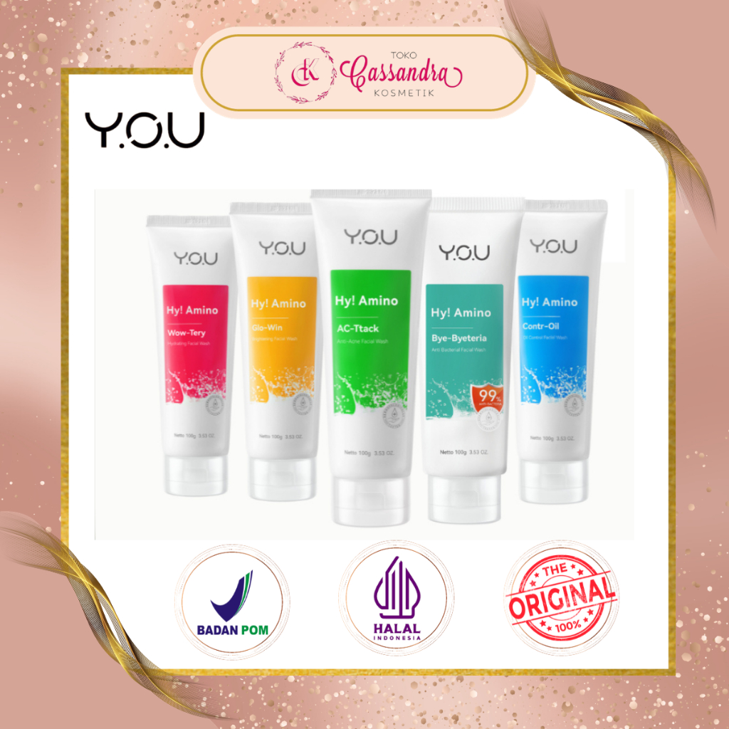 Jual YOU HY! AMINO FACIAL WASH ALL VARIAN ORIGINAL BPOM Shopee