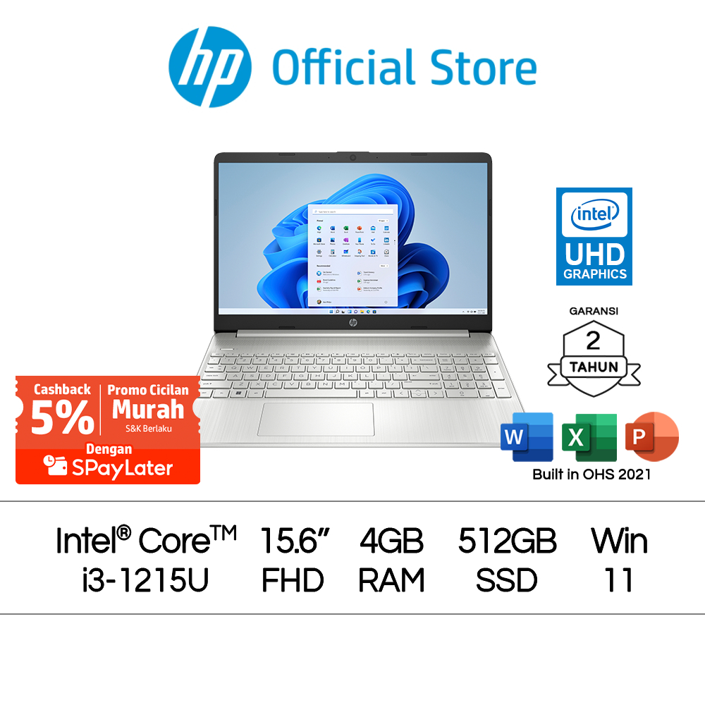 Jual Laptop Hp 15s Fq5148tu Core I3 Uhd 4gb And 8gb Ram 512gb Ssd W11 156 Inch Intel Garansi 2 8263