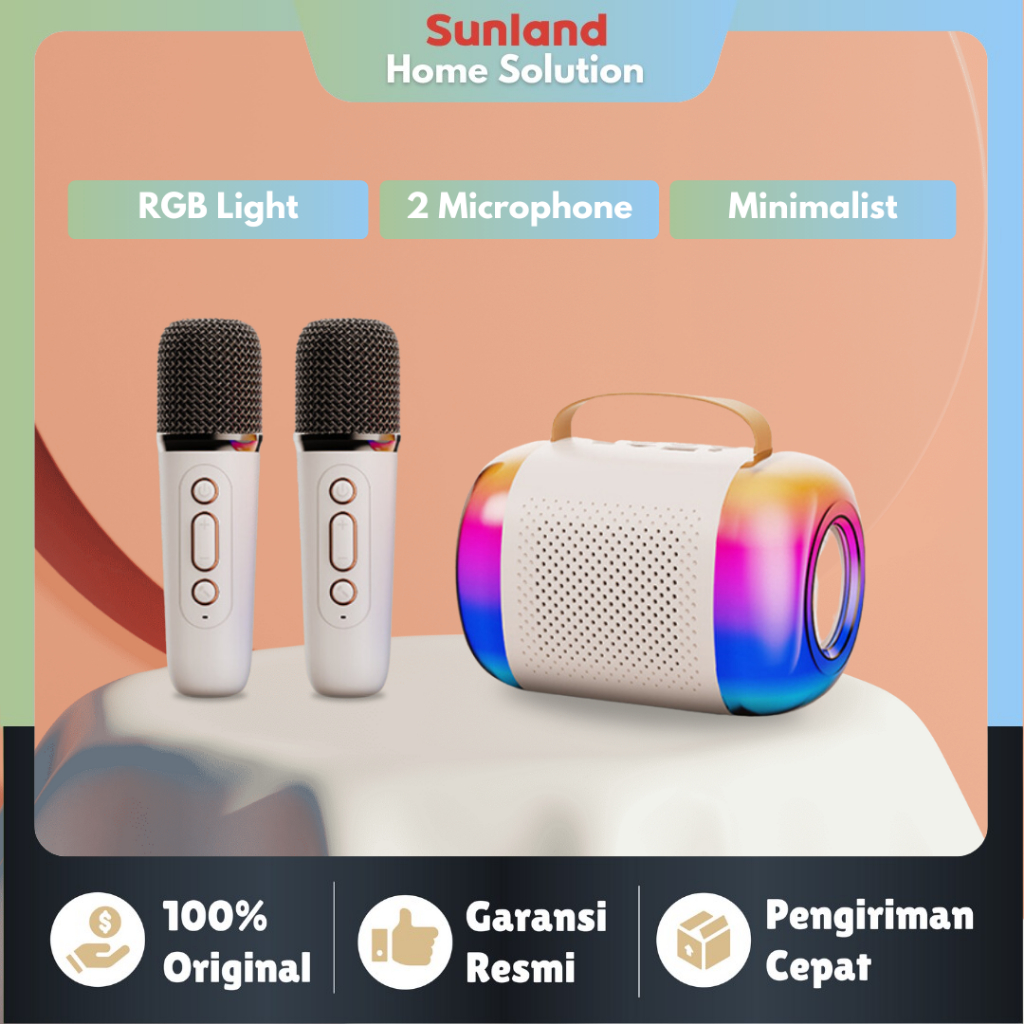 Jual WINUP Speaker Karaoke Bluetooth 2 MIC 1 SET RGB Hi-Fi Sounds ...
