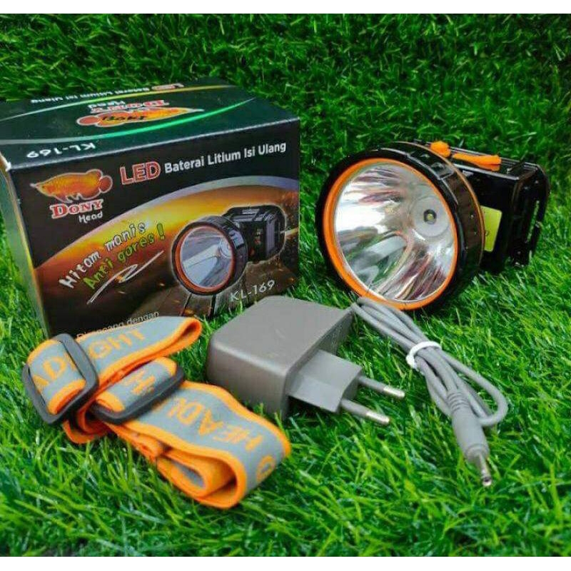 Jual Senter kepala DONY KL 169 Hitam Manis Anti Gores! | Shopee Indonesia