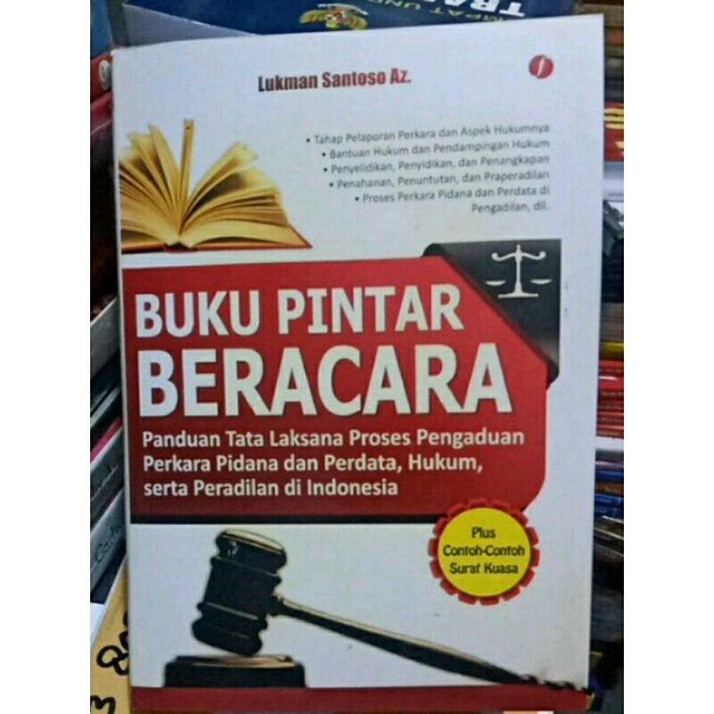 Jual Buku Pintar Beracara Panduan Tata Laksana Proses Pengaduan Perkara ...