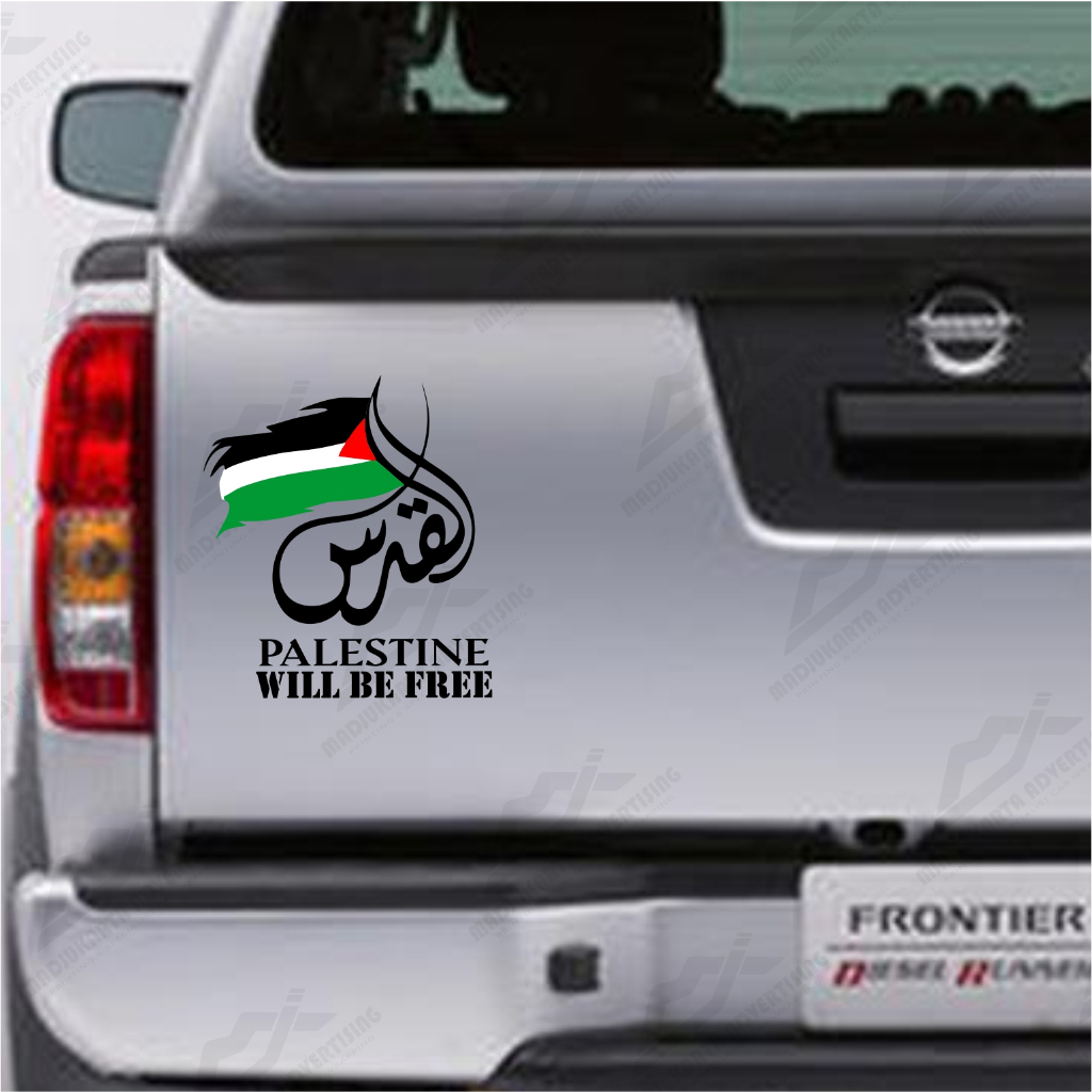 Jual stiker free palestine cutting sticker bagasi mobil save palestine ...
