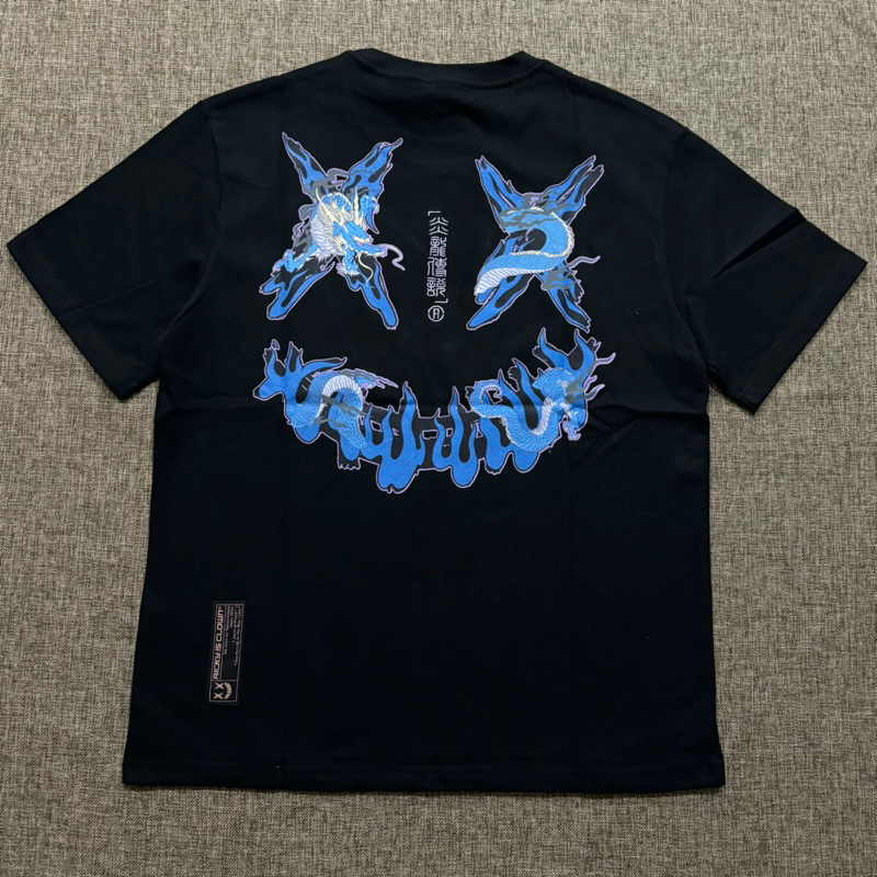 Jual RIC Ricky Is Clown Blue Dragon Legend Tear Tee Black Original ...