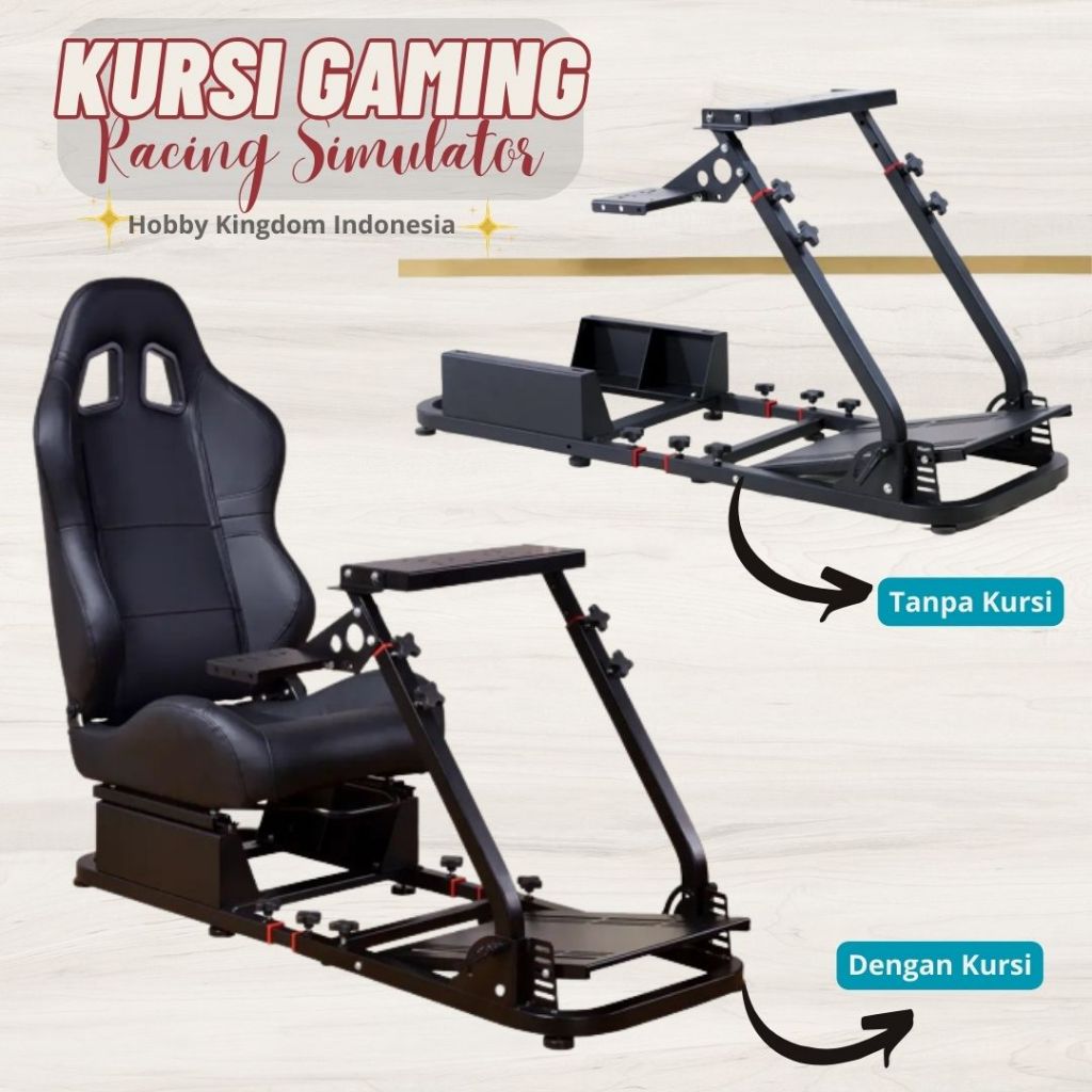 Jual Kursi Gaming Simulator Racing car Streaming Gaming Kursi Meja ...