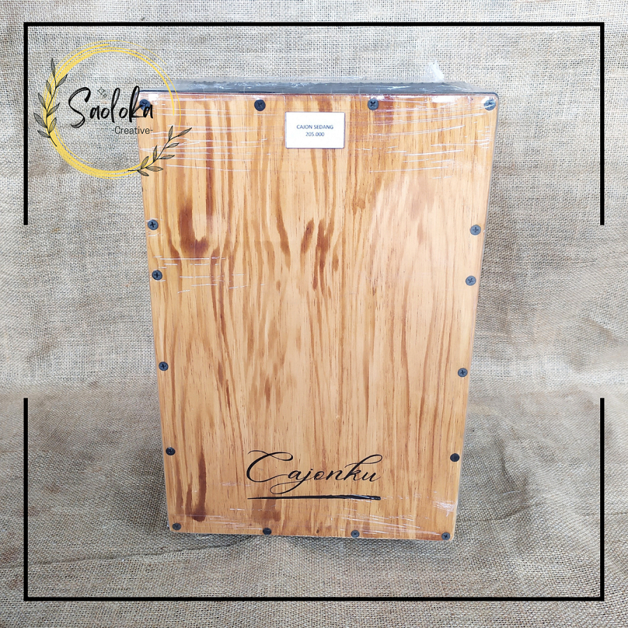 Jual CAJON SEDANG ALAT MUSIK AKUSTIK CAJON PROFESIONAL ALAT MUSIK