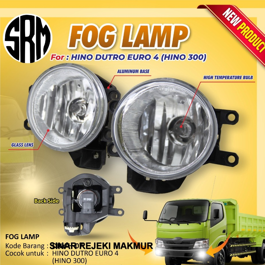 Jual Fog Lamp Lampu Kabut Bemper Bumper Bulb Hino Dutro Saurus Euro