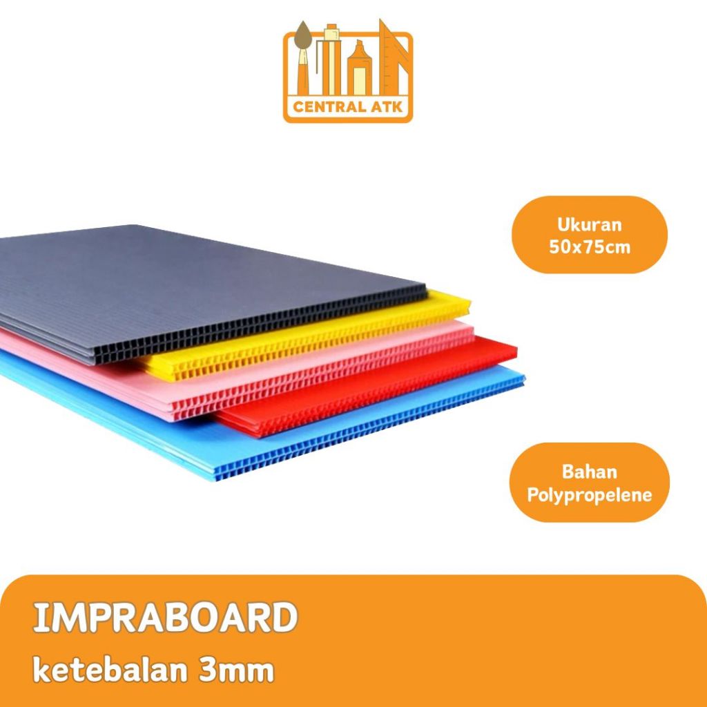 Jual Impraboard Infraboard 3mm Ukuran 50x75cm 1pcs Shopee Indonesia