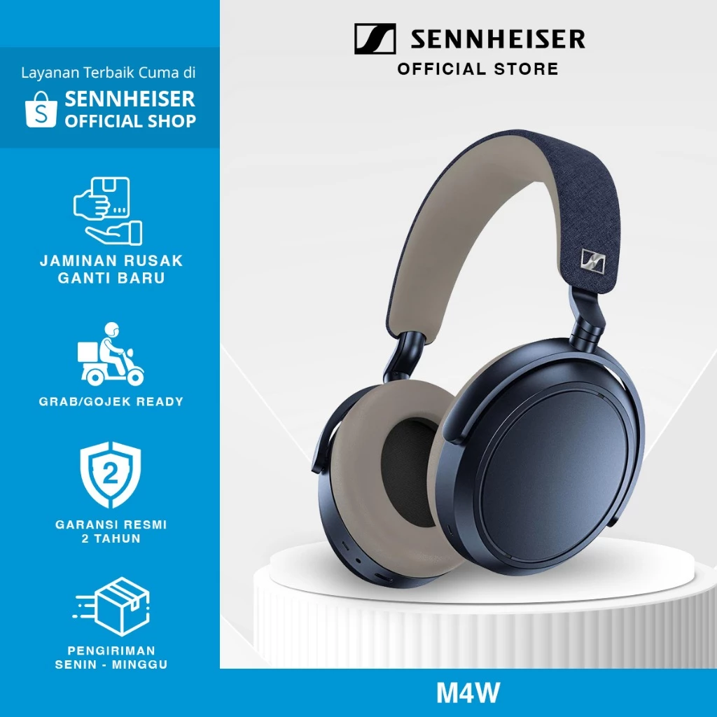SENNHEISER Momentum 4 Denim Wireless Headphones