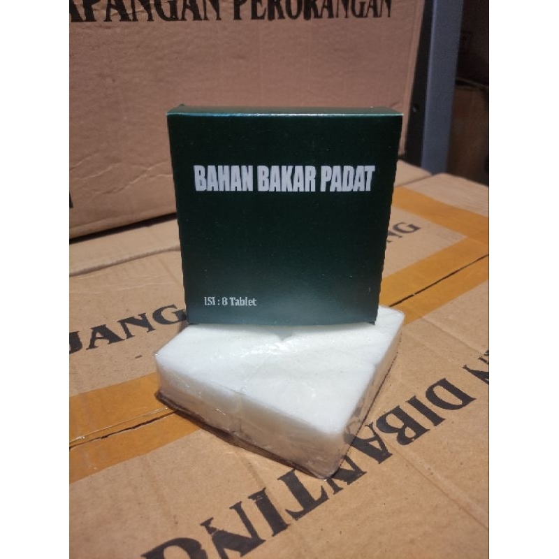 Bahan Bakar Padat Parafin Isi 8 Tablet - Paravin - Paraffin - Parafin -  Parafin Padat - Parafin Wax