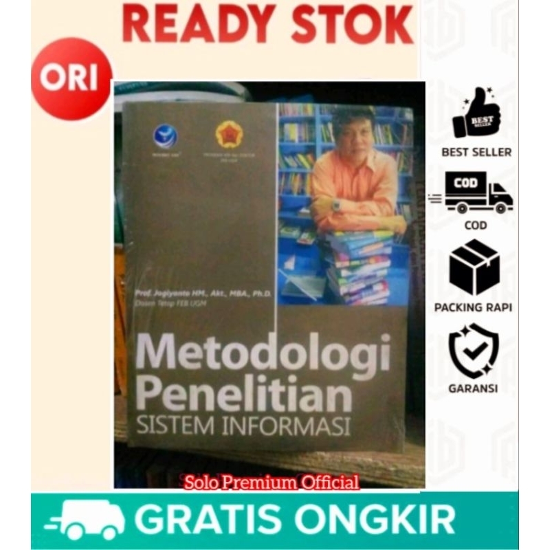 Jual BUKU METODOLOGI PENELITIAN SISTEM INFORMASI Jogiyanto ANDI ...