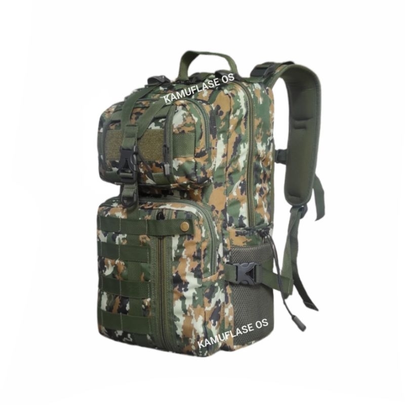 Jual Tas ransel TNI premium loreng Kostrad tas punggung Tactical ...