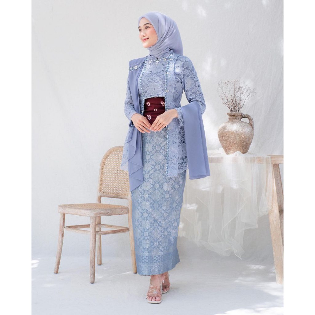 Jual Kebaya Laksmi Kutubaru Bonus Hijab Kebaya Lamaran Modern Kebaya Wisuda Kebaya Bridesmaid Shopee Indonesia