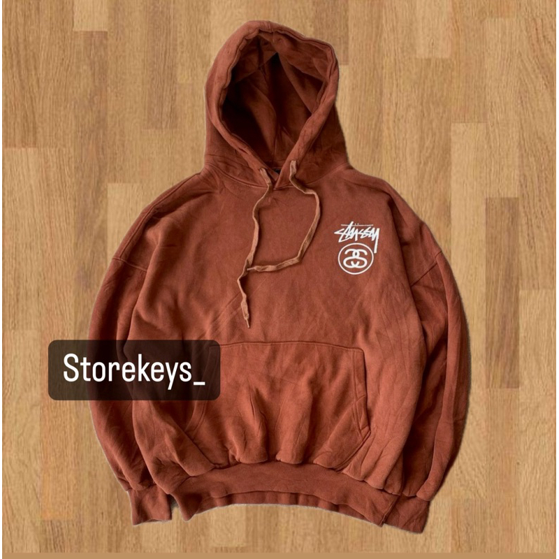 Stussy discount caramel hoodie