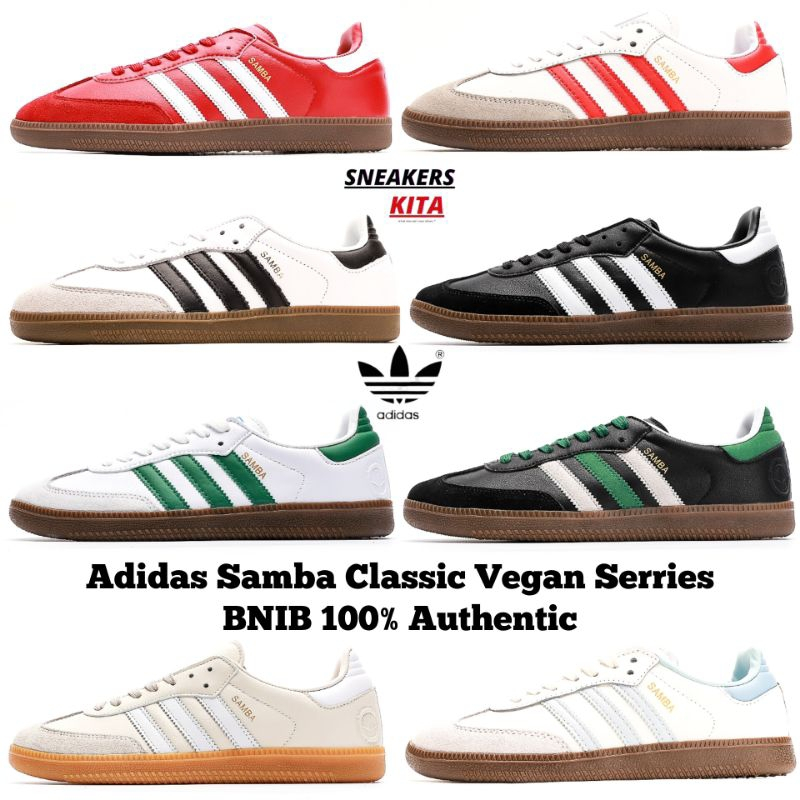 Jual Sepatu Casual Adidas Samba OG Classic Vegan Serries BNIB 100% ...