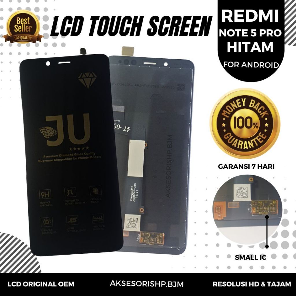 Jual LCD Touchscreen Xiaomi Redmi Note 5 Pro Hitam Ori Oem | Shopee ...