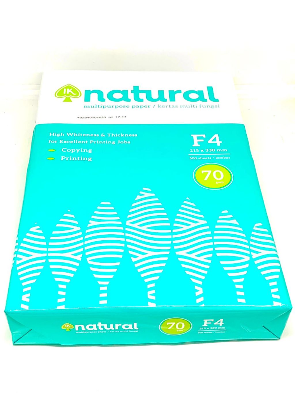 Jual Kertas Hvs NATURAL F4 / 70 Gram PER RIM | Shopee Indonesia