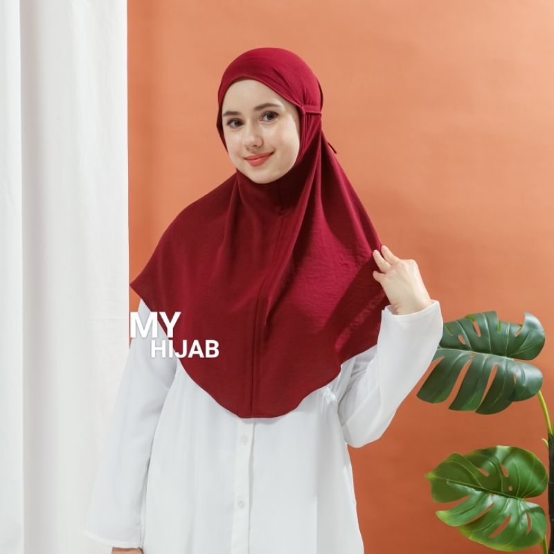 Jual Jilbab Instan Crinkle Airflow Premium | Bergo maryam Cringkle Air ...