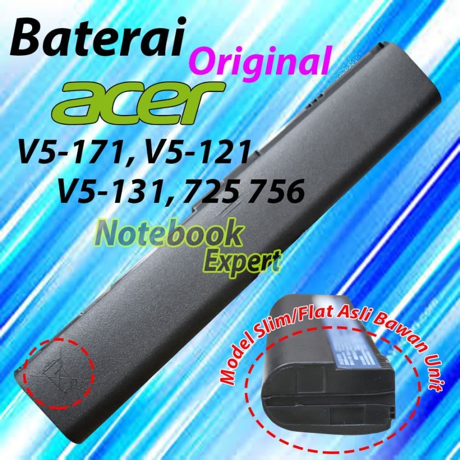 vhbw batteria compatibile con Acer Aspire One 725, 755, 756, AO725, AO756, AOV5, V5 laptop notebook (2200mAh, 14,4V, Li-Ion