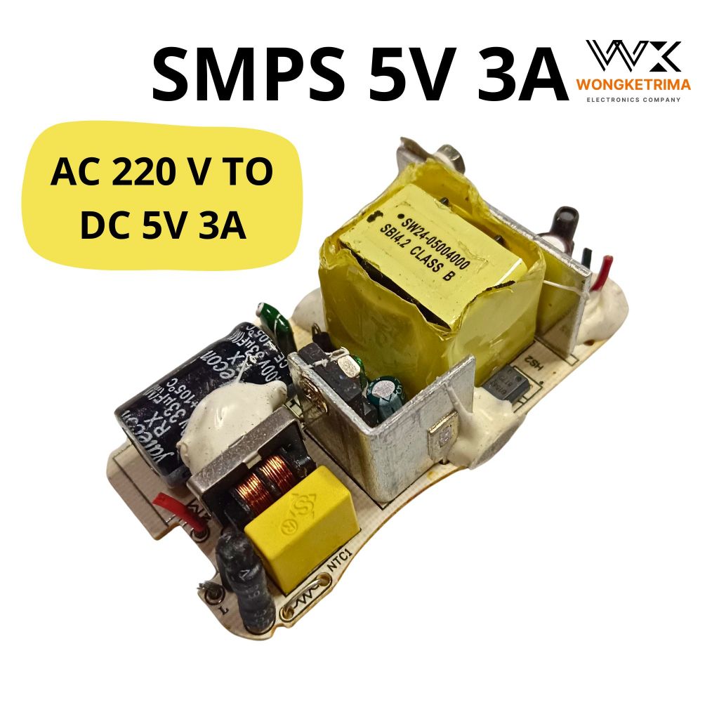 Jual POWER SUPPLY 5V 3A ADAPTOR 5 VOLT 3 AMPER | Shopee Indonesia