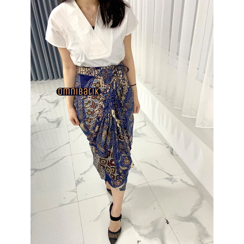 Jual ROK LILIT BATIK SIMPLE - OMNIBATIK (Cassia Skirt) | Shopee Indonesia