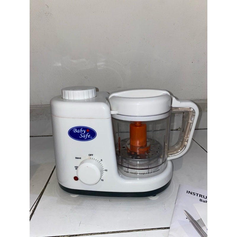 Jual preloved Baby safe food maker bpa free / mesin steam and blend