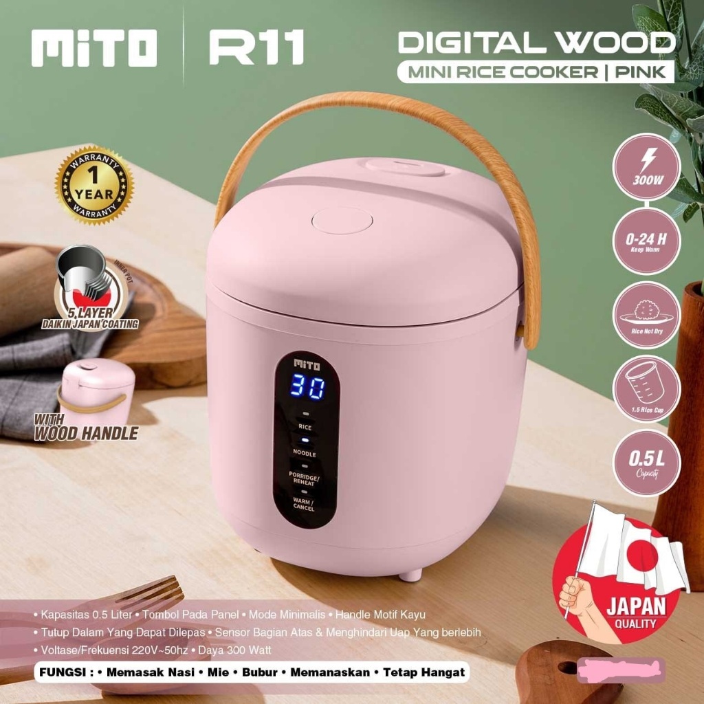 Jual RICE COOKER DIGITAL MINI MITO R11 Shopee Indonesia