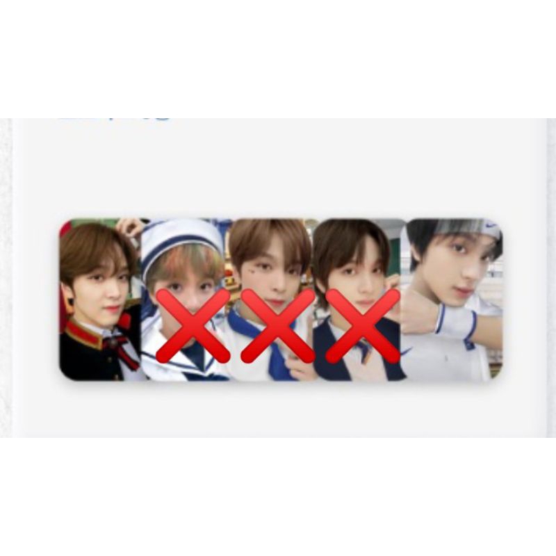 Jual (FANMADE) HAECHAN EXHIBITION MD MARTINI BLUE PHOTOCARD Shopee