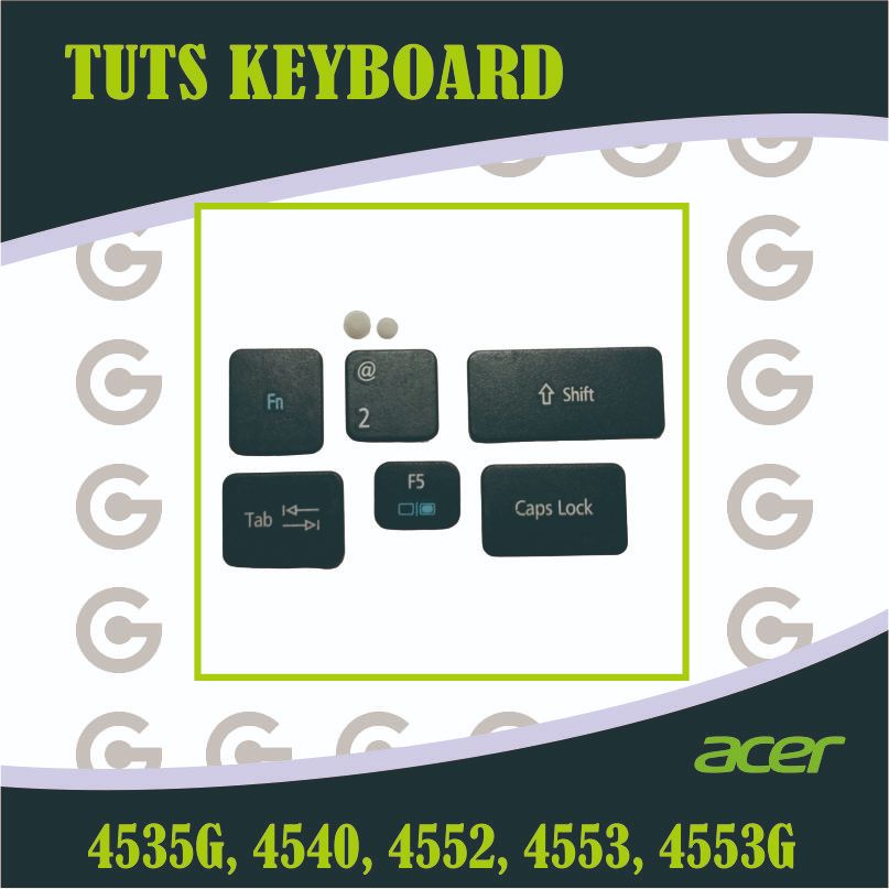 Jual TUTS-AC-4535G-1 TUTS + HINGE + KARET TUT KEYBOARD ACER 4535G, 4540 ...