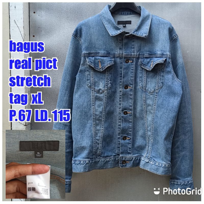 Jaket 2024 levis uniqlo