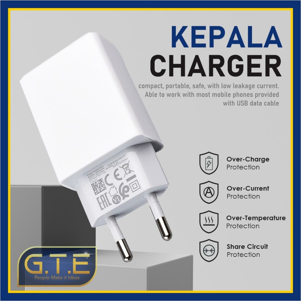 Jual Kepala Charger GTE Fast Charging | Shopee Indonesia