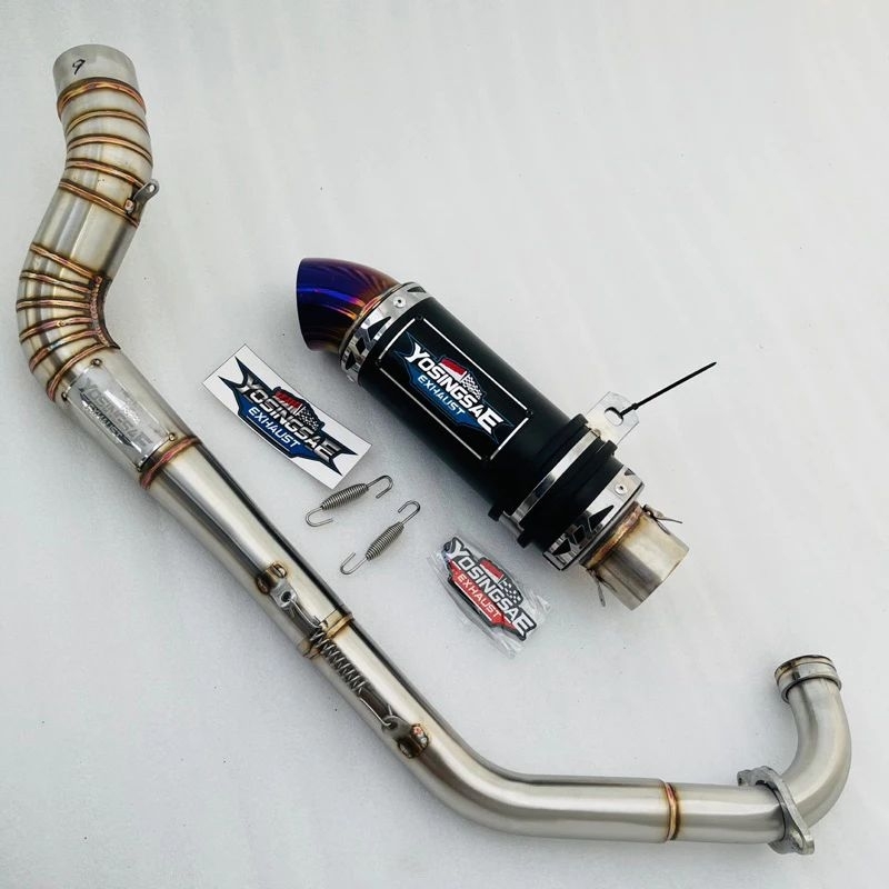 Jual original yosingsae exhaust for Raider 150 carb/ fi big elbow