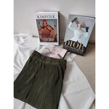 Rok Span Plisket Lidi Rok Plisket Span Kode 08