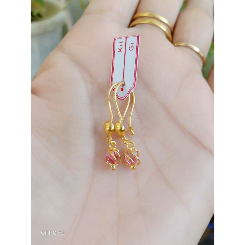 Jual anting perak lapis emas 22k | Shopee Indonesia