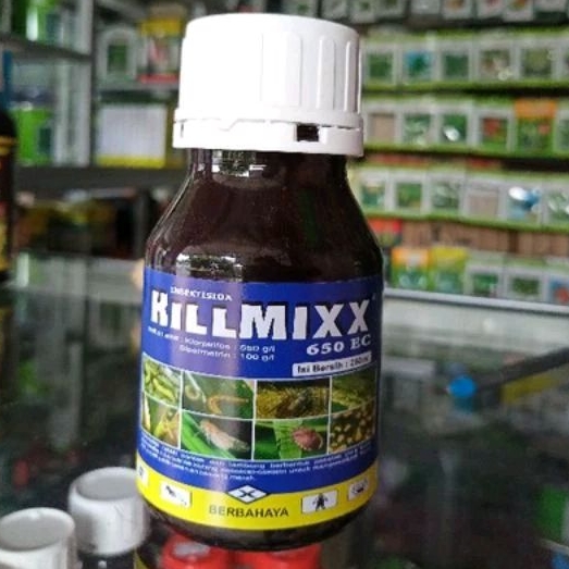 Jual Insektisida Kill Mixx 650 EC 250 ML Bahan Aktif(Klorfirifos 550 EC ...