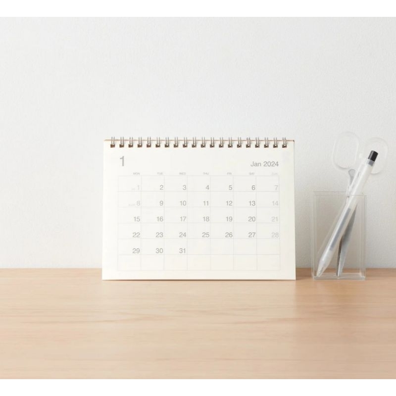 Jual Muji Schedule Book Monthly Weekly Agenda 2024 Diary B5 Planner A5