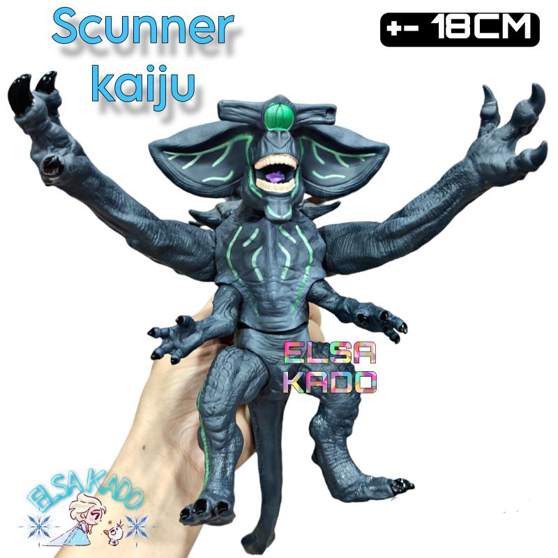 Jual Scunner Kaiju Monster Pasific Rim Action Figure 22cm Vinyl Hard ...