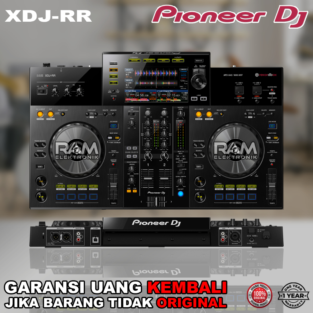 Jual Pioneer Dj XDJ RR / XDJRR Original All In One 2 Channel Dj System ...