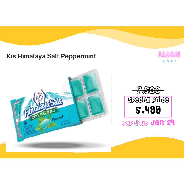 Jual Permen Kis Himalaya Salt Peppermint | Shopee Indonesia