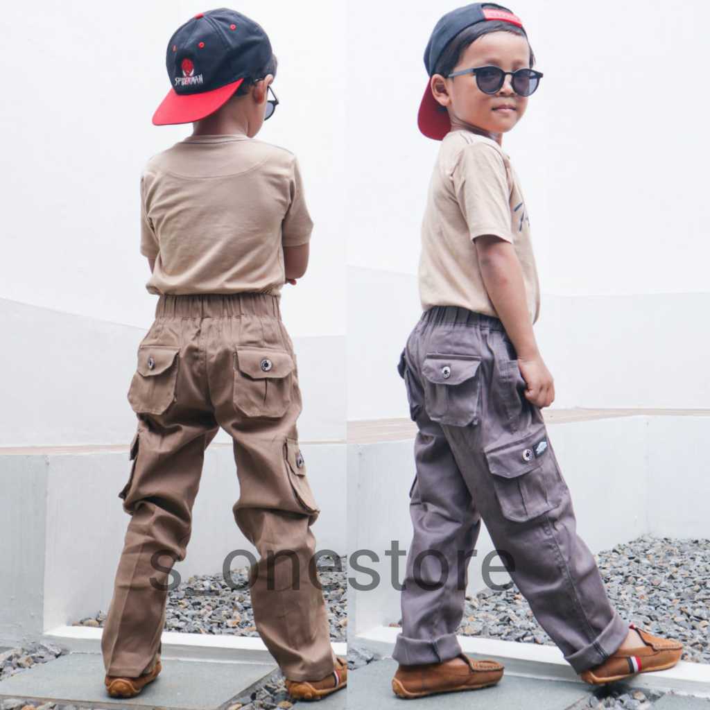 Nevada Rib Cargo Celana Panjang Anak Laki-laki