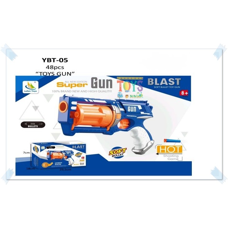 Jual Mainan Super Gun Blast Soft Bullet Toy Gun | Shopee Indonesia