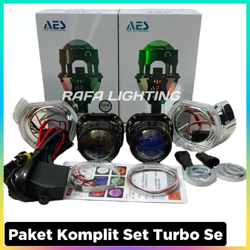 Jual PAKET KOMPLIT SET TURBO SE | BILED PROJECTOR 2,5 INCH 55 WATT ...