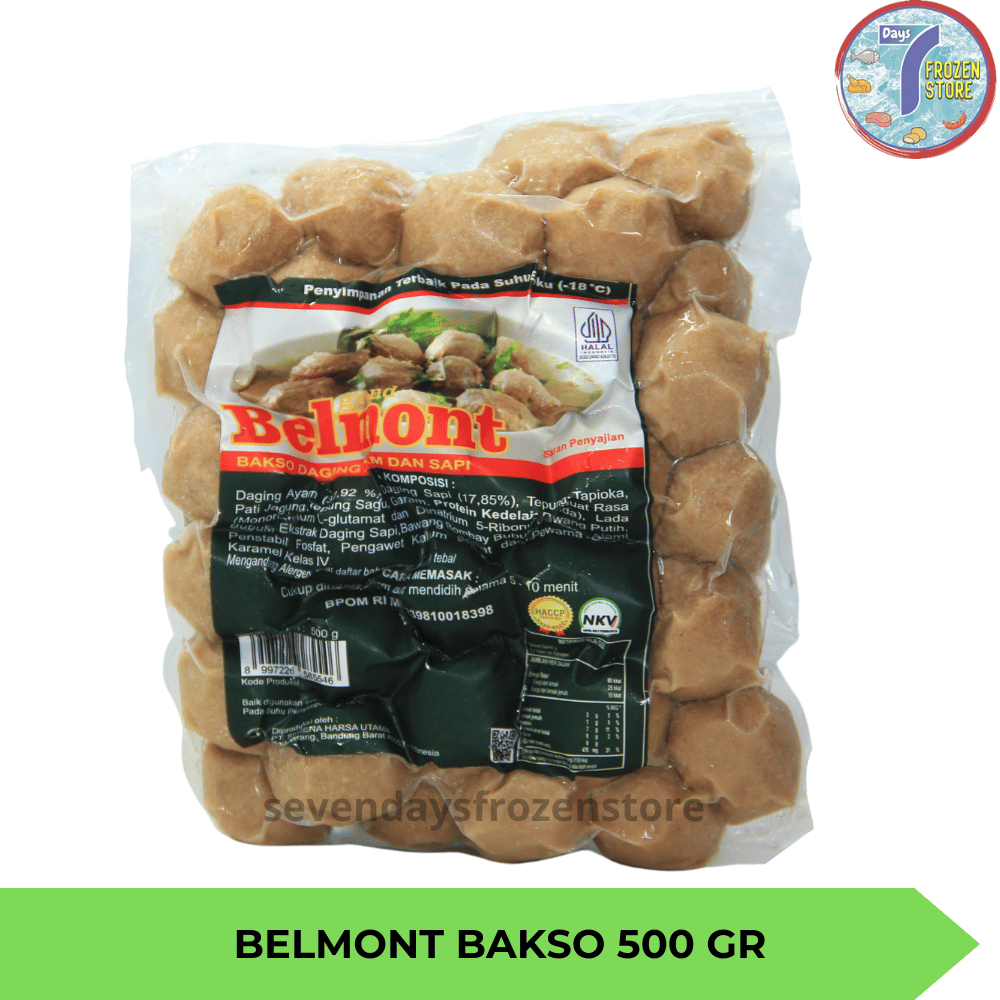 Jual Bakso Sapi Belmont Isi 50 Kemasan 500 Gram Shopee Indonesia